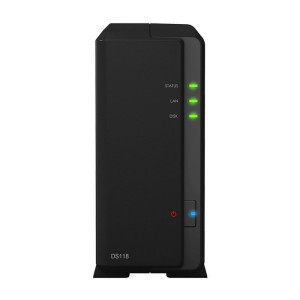 SYNOLOGY SERVEUR NAS 1 BAIESS 1GO RAM DISKSTATION (DS118)