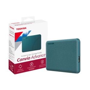 Disque dur Externe 2TB USB 3.0 2.5" Canvio Advance Green Toshiba (4260557511244)