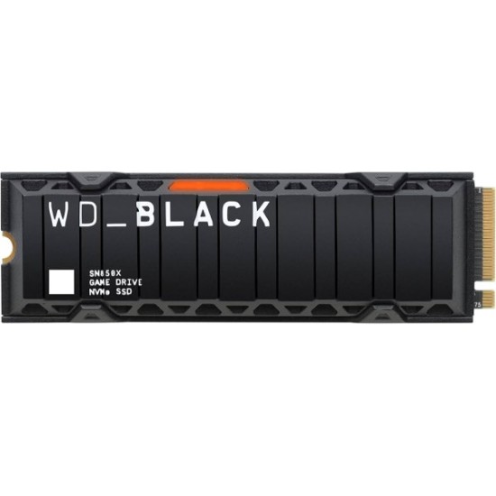 Disque dur SSD 2TB NVMe M.2 PCIe Gen4 Black SN850X avec dissipateur Western Digital (452584563222)