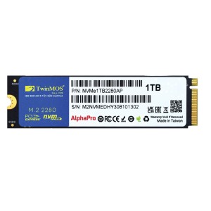 Disque dur SSD 512GB NVMe M.2 PCIe AlphaPro TwinMOS