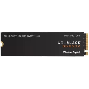 Disque dur SSD 2TB NVMe M.2 PCIe Gen4 Black SN850X Western Digital (718037891408)