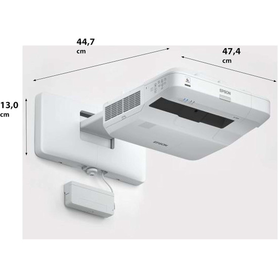 VIDÉOPROJECTEUR VIDÉOPROJECTEUR EPSON EB-1460Ui 3LCD WUXGA Interactive Ultra Short Distance Projector 1920 x 1200 16:10 4400 Lumens 16W Finger Touch Speaker VIDÉOPROJECTEUR VIDÉOPROJECTEUR EPSON EB-1460Ui 3LCD WUXGA Interactive Ultra Short Distance Projector 1920 x 1200 16:10 4400 Lumens 16W Finger Touch Speaker