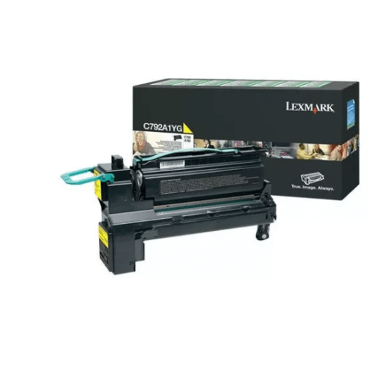 Toner Laser Cyan – Programme de retour Lexmark C792/X792 (C792A1CG)
