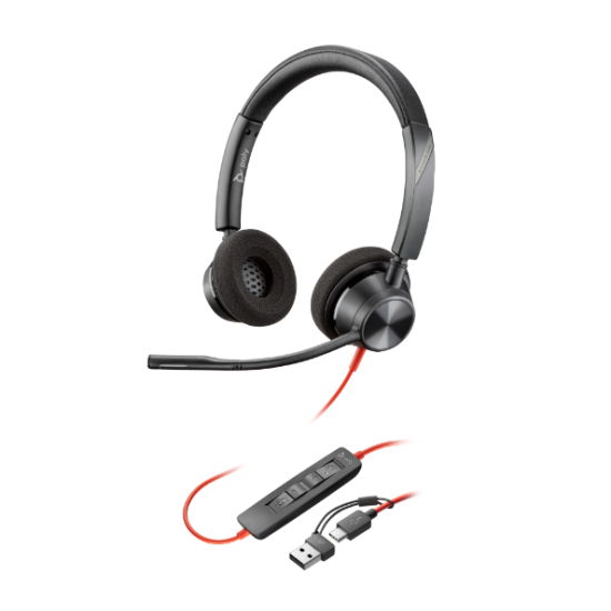 Casque USB Poly BLACKWIRE-3300