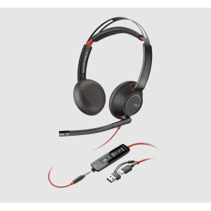 Casque USB Poly BLACKWIRE-5200 Casque USB Poly BLACKWIRE-5200