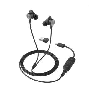 Écouteurs Filaire Logitech ZONE-WIRED-EARBUDS