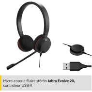 Casque Jabra EVOLVE-20