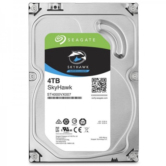 Disque dur Interne 4TB 3.5" SATA 5900RPM SkyHawk Seagate (ST4000VX007)