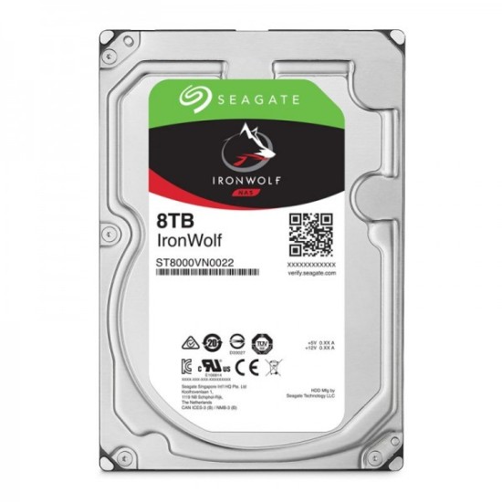 Disque dur Interne 8TB 3.5" SATA 7200RPM IronWolf Seagate (ST8000VN0022) Disque dur Interne 8TB 3.5" SATA 7200RPM IronWolf Seagate (ST8000VN0022)