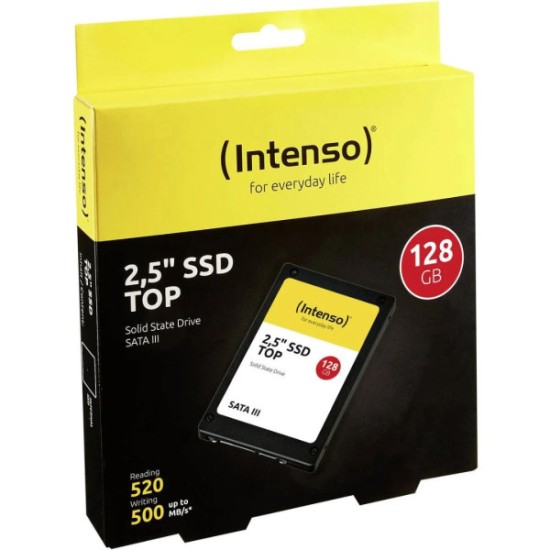 Disque dur SSD 128GB 2.5" SATA High Performance Intenso (4034303016679)