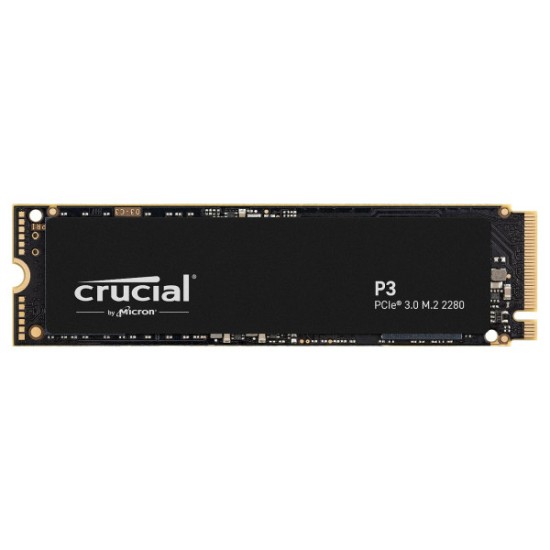 Disque dur SSD 4TB NVMe M.2 PCIe Gen3 P3 Crucial (CT4000P3SSD8)