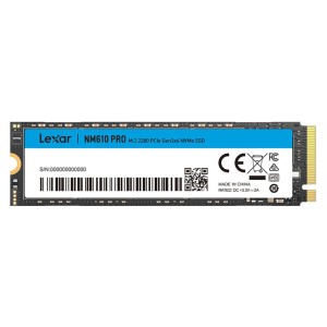 Disque dur SSD 500GB NVMe M.2 PCIe Gen3 NM610 PRO Lexar (843367128730)