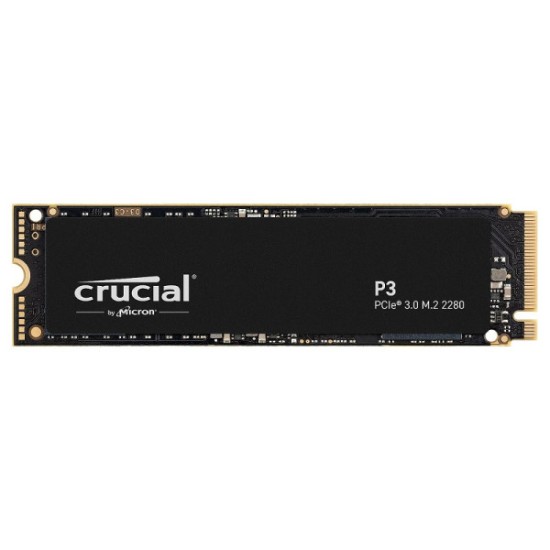 Disque dur SSD 500GB NVMe M.2 PCIe P3 Crucial
