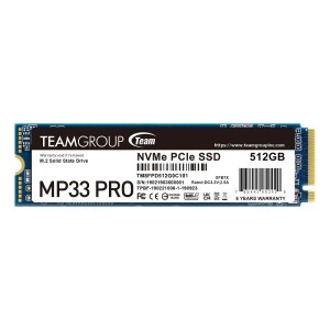 Disque dur SSD 512GB NVMe M.2 PCIe Gen3 MP33 PRO TeamGroup (765441052444)