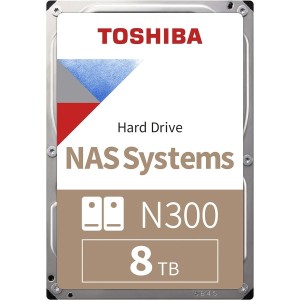 Disque dur Interne 8TB 3.5" SATA 7200RPM N300 NAS Toshiba (4260557511985) Disque dur Interne 8TB 3.5" SATA 7200RPM N300 NAS Toshiba (4260557511985)