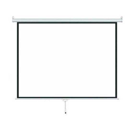 Écran de projection Manuel 200 × 200 cm EyePlay EY-MSL2020 Écran de projection Manuel 200 × 200 cm EyePlay EY-MSL2020