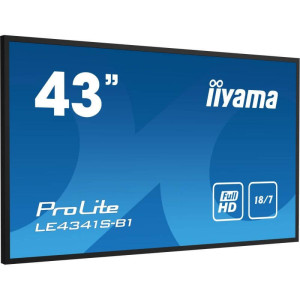 Ecran LED 43" Full HD IIYAMA ProLite LE4341S-B1 USB Media Playback