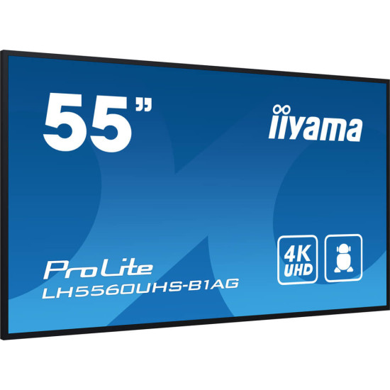 Écran de publicité Vitrine 55″ 4K IIYAMA ProLite LH5560UHS-B1AG