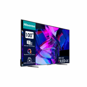 Écran Téléviseur 100" Mini-LED 4K UHD Hisense 100U7K + Dolby Vision & 144Hz Écran Téléviseur 100" Mini-LED 4K UHD Hisense 100U7K + Dolby Vision & 144Hz