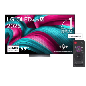 Téléviseur LG 55P OLED UHD 4K evo AI G5 144Hz (OLED 55C56LA) Téléviseur LG 55P OLED UHD 4K evo AI G5 144Hz (OLED 55C56LA)