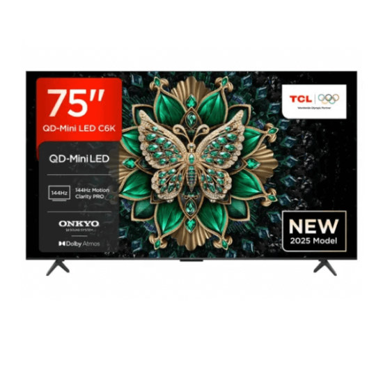 Téléviseur QD-MiniLED Google TV 2025 65P UHD 4k 144Hz  (65C6K)