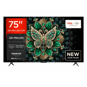 Téléviseur TCL QD-MiniLED Google TV 2025 75P UHD 4k 144Hz (75C6K) Téléviseur TCL QD-MiniLED Google TV 2025 75P UHD 4k 144Hz (75C6K)