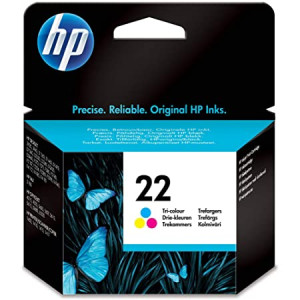 HP 22 cartouche d'encre trois couleurs authentique 