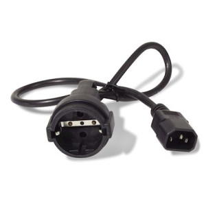AP9880 Power Cord, C14 to CEE 7/7 Schuko, 0.6m AP9880 Power Cord, C14 to CEE 7/7 Schuko, 0.6m