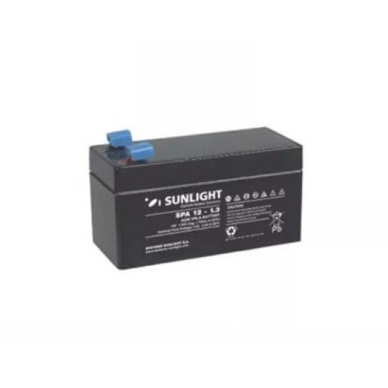 Batterie 12V 1,3AH Sunlight SUN12V1-3AH