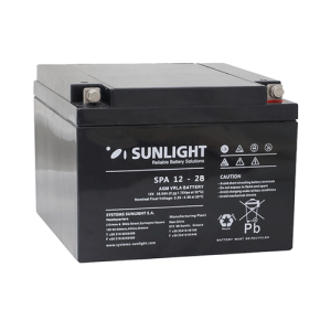 Batterie 12V 28AH 135W Sunlight SUN28AHSPHR