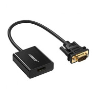 Adaptateur video hdmi To vga ugreen With micro usb Power Supply