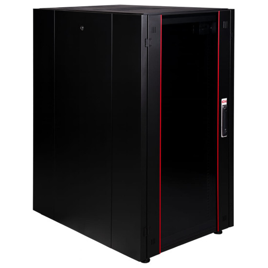 Armoire informatique 26U 600x1000mm Hyperline Lande LN-HL26U6010-BL-B