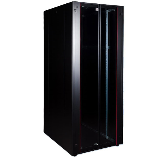 Armoire informatique 42U 800x1000mm Hyperline Lande LN-HL42U8010-BL-B