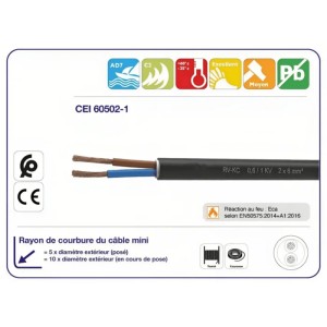 Câble souple SC12N H07RN-F (CSH07SC)