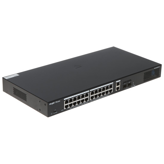 Switch Administrable 28Portes 24PoE+ 2SFP 370W Reyee RG-ES228GS-P
