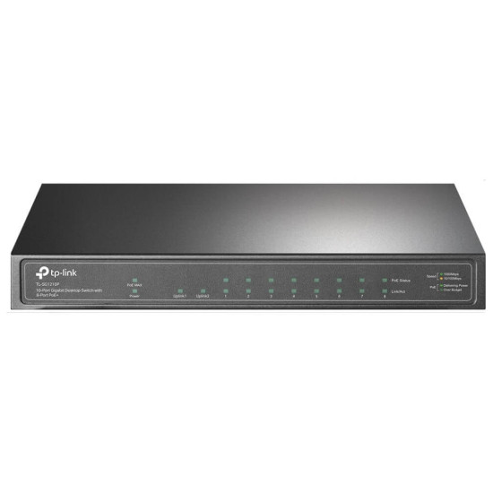 Switch Administrable 10-Ports Gigabit 8PoE+ TP-LINK TL-SG1210P