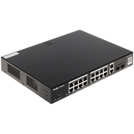 Switch Administrable 20Portes 16PoE+ 2SFP 250W Reyee RG-ES220GS-P