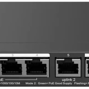 Switch Administrable 6-Ports 4PoE 54W REYEE RG-ES206GS-P