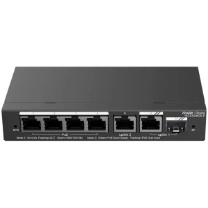 Switch Administrable 6-Ports 4PoE 54W REYEE RG-ES206GS-P