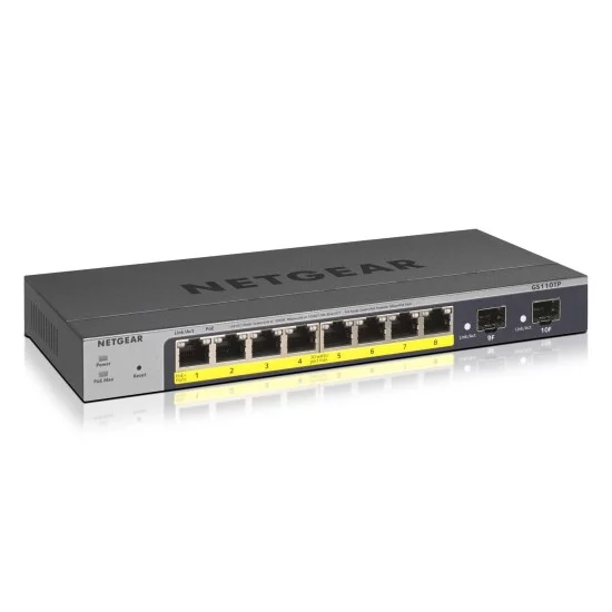 Post Reseau Switch Switch NETGEAR GS110TP 8 Ports PoE+ - prix maroc