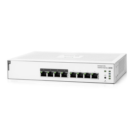 Switch 8Ports Gigabit PoE65W Classe4 Aruba INSTANTON-1830-JL811A
