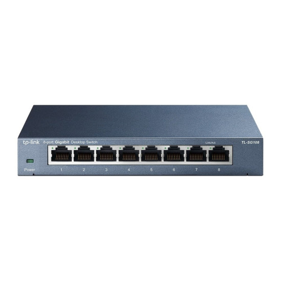 Switch Bureau 8Portes Gigabit TP-Link TL-SG108 Switch Bureau 8Portes Gigabit TP-Link TL-SG108