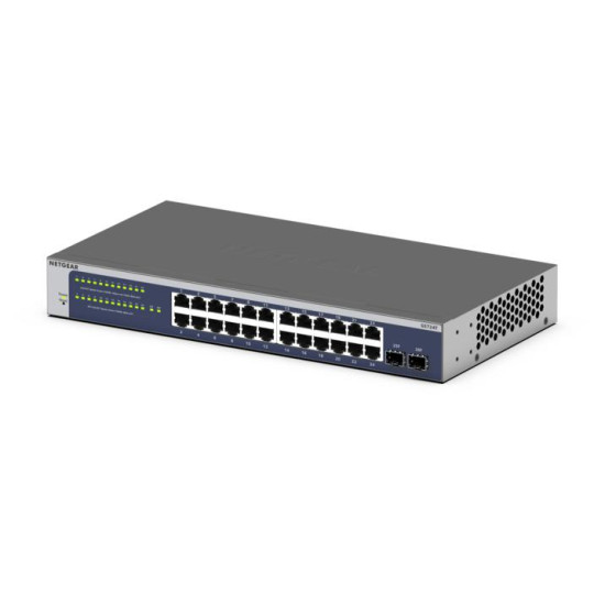 Switch Administrable 24-Ports Gigabit 2SFP NETGEAR GS724T