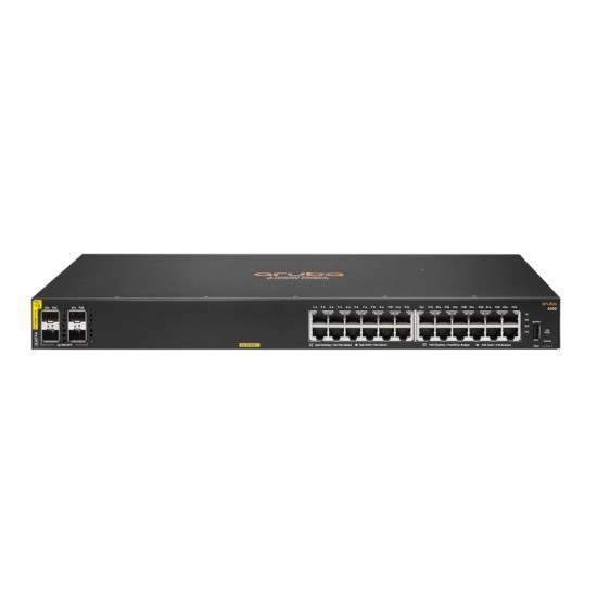 Switch 24Ports Gigabit PoE370W Classe4 4SFP+ Aruba 6100-JL677A