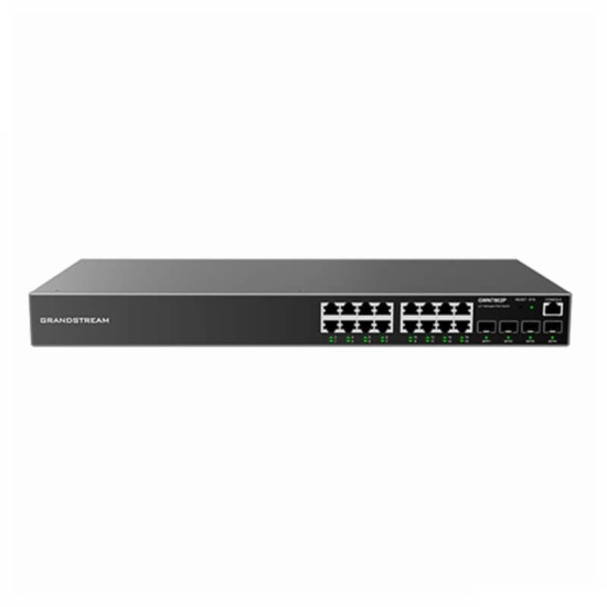 Switch Administrable Niveau2+ 16Portes PoE Gigabit 4SFP Grandstream GWN7802P