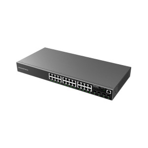 Switch Administrable Niveau2+ 24Portes PoE Gigabit 4SFP Grandstream GWN7803P