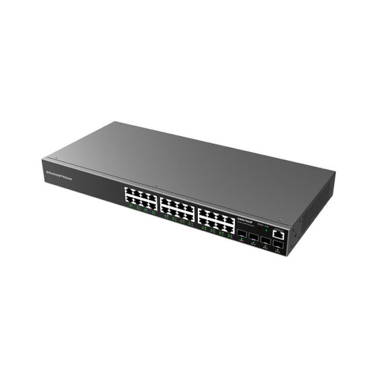 Switch Administrable Niveau2+ 24Portes PoE Gigabit 4SFP Grandstream GWN7803P