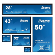 ECRAN INTERACTIF TACTILE IIYAMA 28''  32'' 43'' 55'' 65'' 75'' 86'' 98'' 