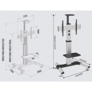 MEUBLE SUPPORT TV DIGITAL DGT21-T009