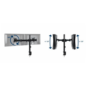 SUPPORT ARCTIC Z2 (GEN3) 2 BRAS ET UN HUB SUPERSPEED USB POUR TES ÉCRANS